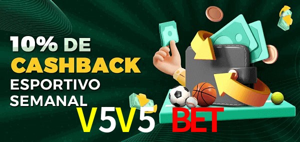 10% de bônus de cashback na V5V5 Bet