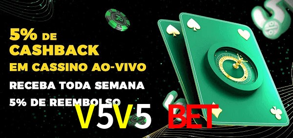 Promoções do cassino ao Vivo V5V5 Bet